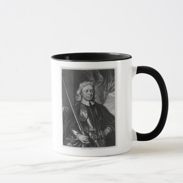 Oliver Cromwell  illustration Mug (Right)
