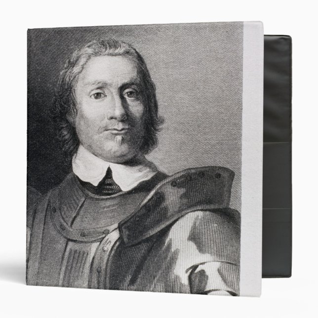 Oliver Cromwell , Lord Protector of England 3 Ring Binder (Front/Inside)