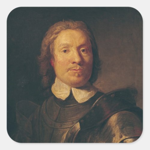 Oliver Cromwell Square Sticker