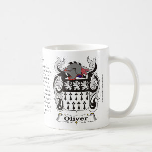 Oliver Family Coat of Arms Mug