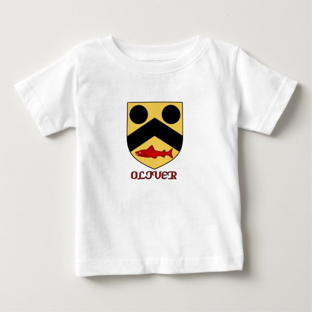 Oliver Family Shield Baby T-Shirt (Front)