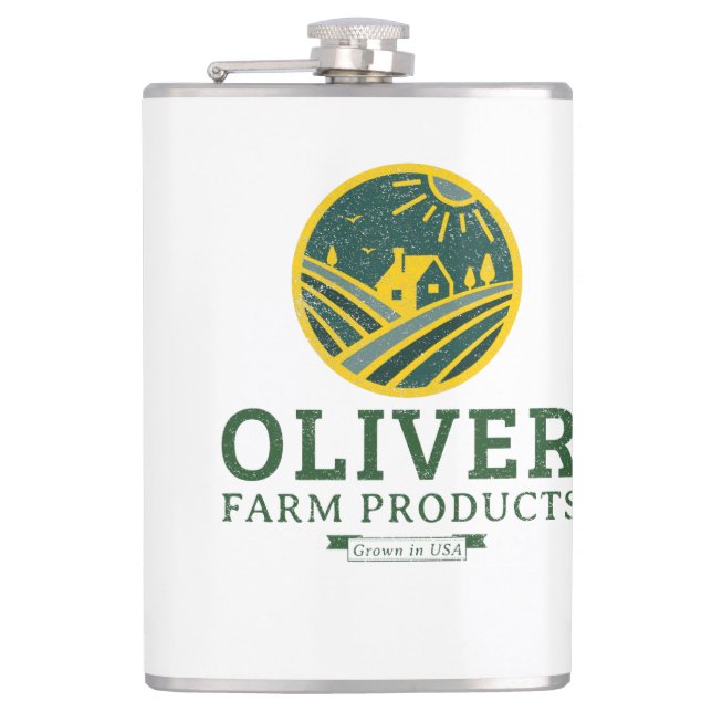 Oliver Farming Flask (Front)