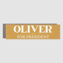 Oliver For President Libertarian Party Bumper