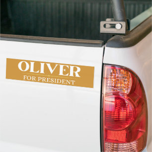 Oliver For President Libertarian Party Bumper Sticker