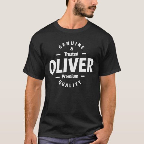 Oliver Funny Birthday Name  T_Shirt