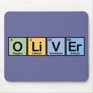 Oliver made of Elements Mouse Pad