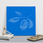 Oliver Name Cloud Customizable Poster