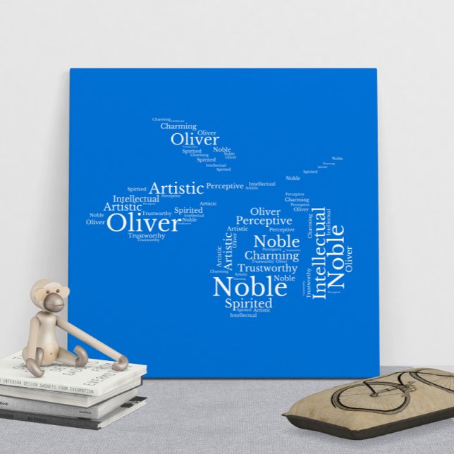 Oliver Name Cloud Customizable Poster (Creator Uploaded)