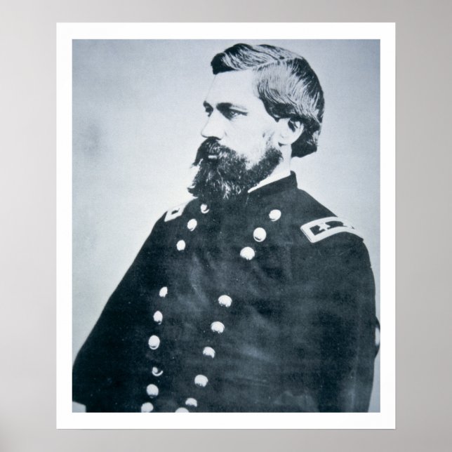 Oliver Otis Howard (b/w photo) Poster (Front)