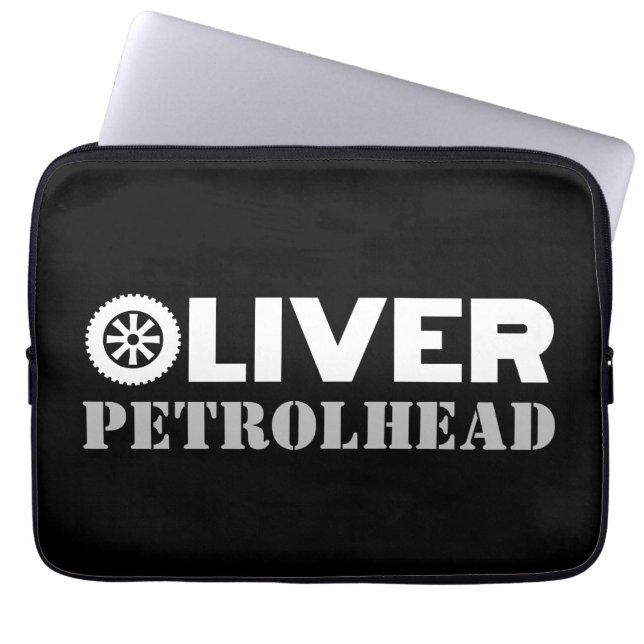 Oliver Petrol Head Laptop Sleeve (Front)