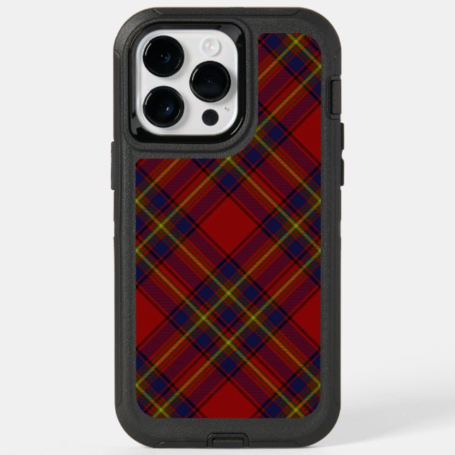 Oliver tartan red yellow blue plaid  otterbox iPhone case (Back)