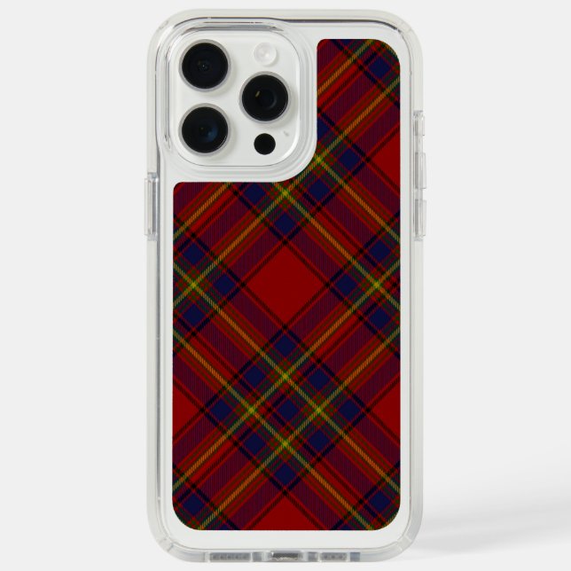 Oliver tartan red yellow blue plaid speck iPhone case (Front (White Titanium))