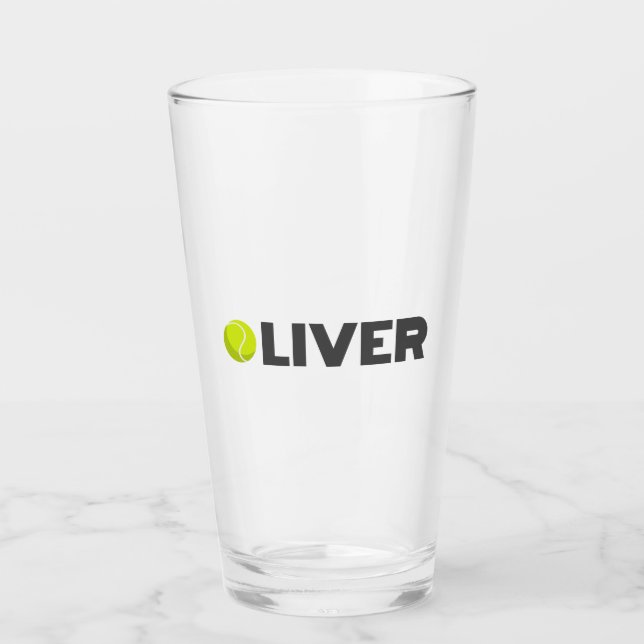 Oliver Tennis Glass (Front)