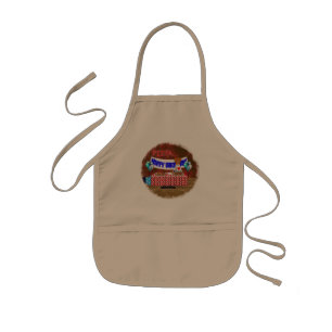 Oliver The Otter is 6 Years Old! Happy Birthday Kids' Apron