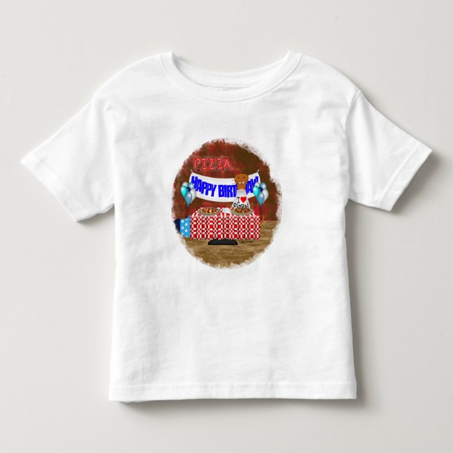 Oliver The Otter is 6 Years Old! Happy Birthday Toddler T-shirt (Front)