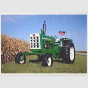Oliver Tractor Cornfield Tissue Paper Decoupage