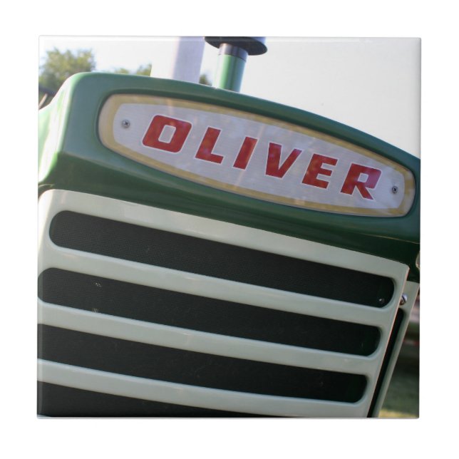 Oliver tractor tile wall hanging home decor gifts (Front)