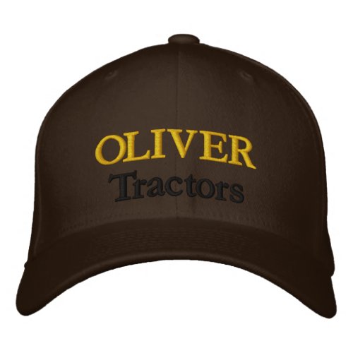 Oliver Tractors Lawnmowers Mowers Antique Farm Embroidered Baseball Cap
