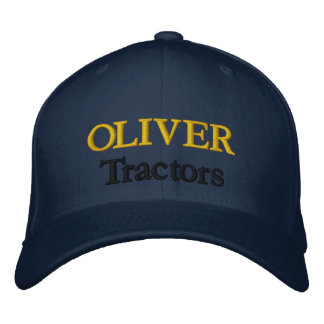 Oliver Tractors Lawnmowers Mowers Husky Design Embroidered Baseball Cap