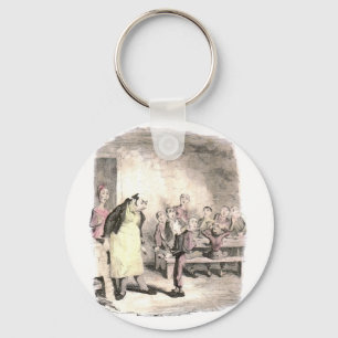Oliver Twist Asks for More Keychain