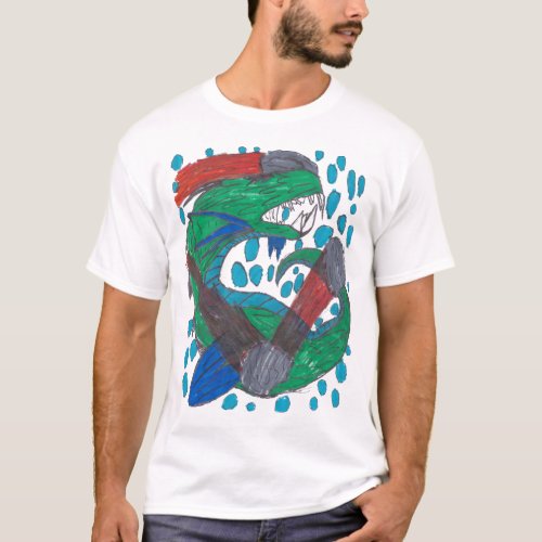 Olivers Alien Monster Hurler T_Shirt