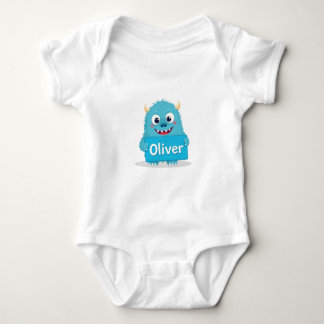 Oliver's Fuzzy Friend Baby Bodysuit