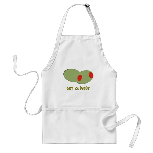 Olives Design Gifts "Got Olives?" Adult Apron (Front)