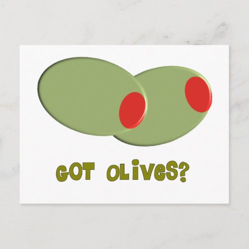 Olives Design Gifts Got Olives Postcard