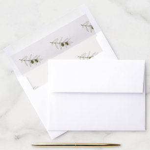 Olives  envelope liner