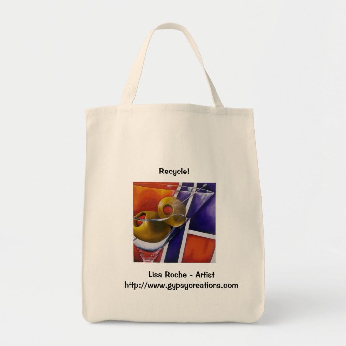 Olives in Autumn Grocery Tote Canvas Bags