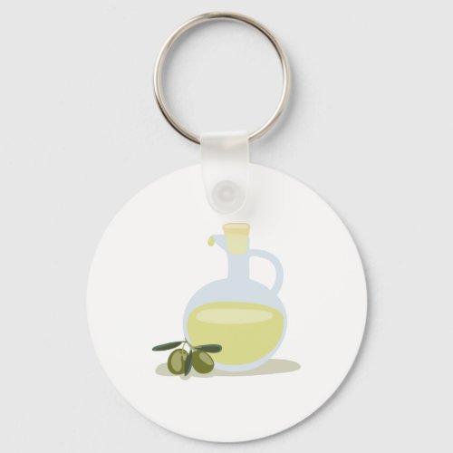 Olives  Oil Keychain