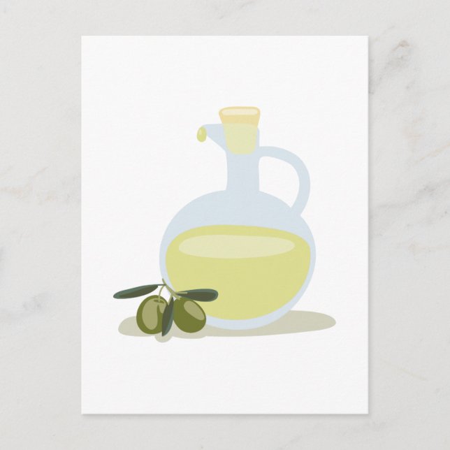 Olives & Oil Postcard (Front)