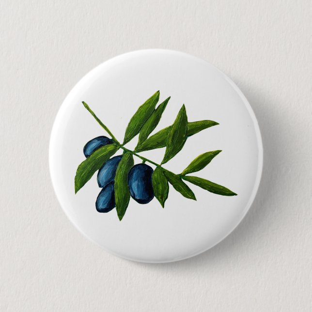 olives pinback button (Front)