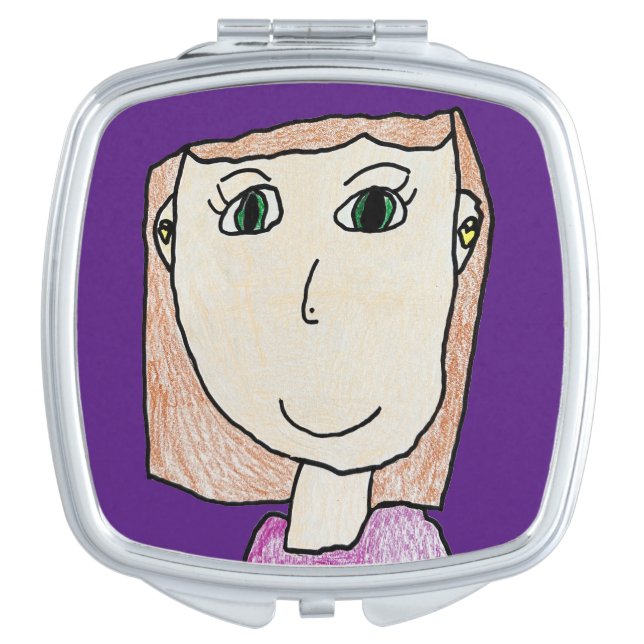 Olive's Reflection Customized Compact Mirror (Front)