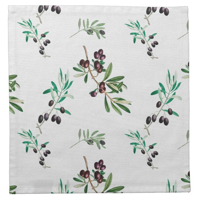 Olives,Tuscany ,Mediterranean,summer    Cloth Napkin (Front)