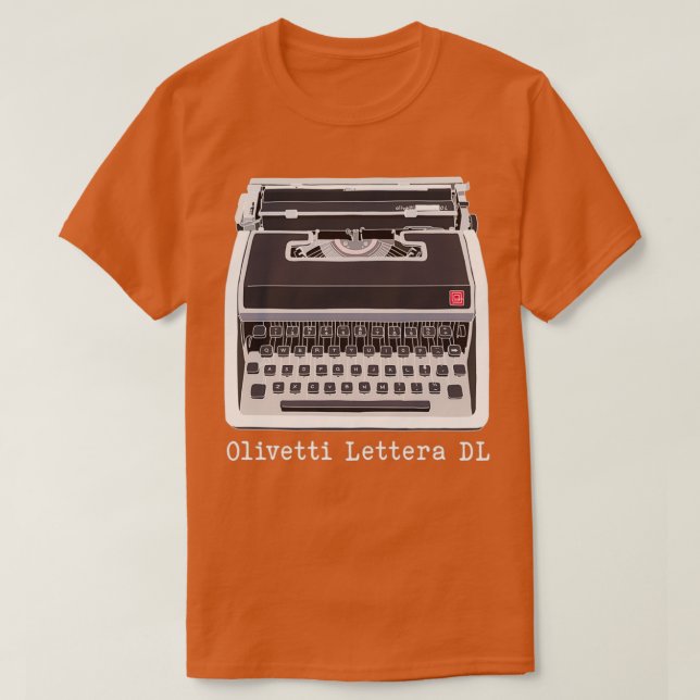 Olivetti Lettera DL color drawing T-Shirt (Design Front)
