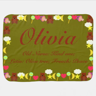 Olivia Baby Blanket Template