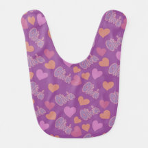 Olivia Bubble Letters with Hearts
