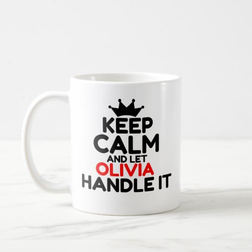OLIVIA COFFEE MUG