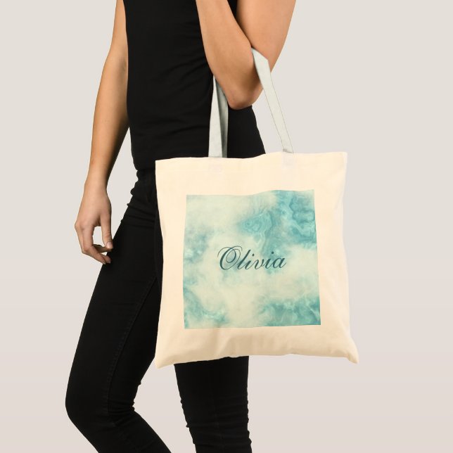 Olivia Custom tote cloth canvas grocery bag (Front (Product))