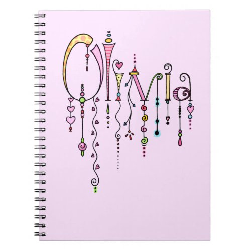 Olivia Dangles Notebook