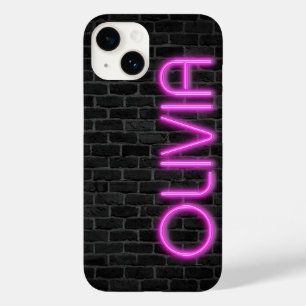 OLIVIA In PINK Neon Lights Case-Mate iPhone 14 Case