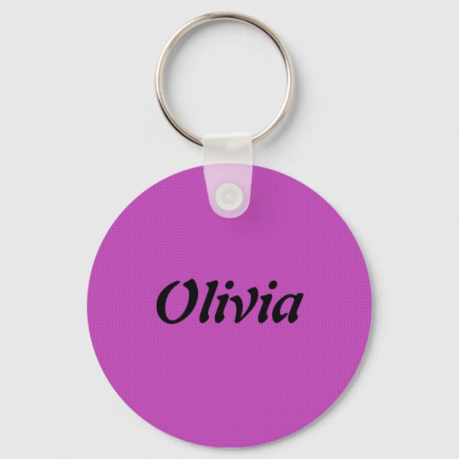 Olivia Keychain (Front)