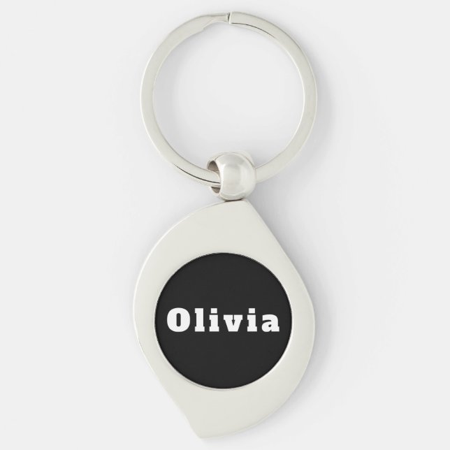 Olivia Keychain (Front)