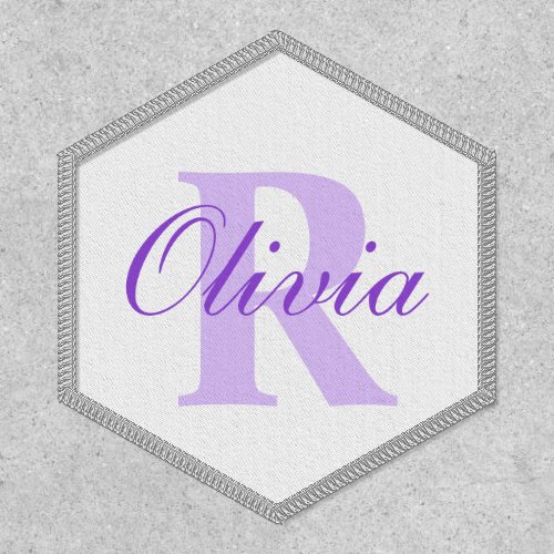 Olivia name and initial simple text label patch