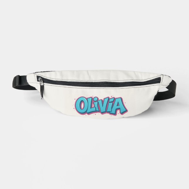 Olivia Name Art Fanny Pack (Front)