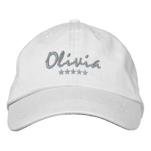 Olivia Name Embroidered Baseball Cap