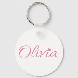 Olivia name keychain