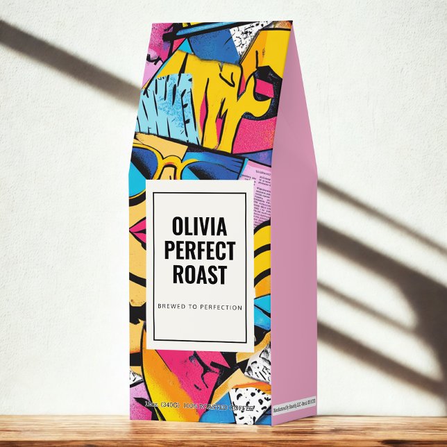 Olivia Perfect Roast Coffee Bag | Urban Pop Art  (Creator Uploaded)