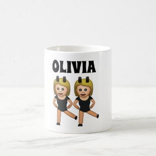 Olivia- Personalized emoji mug